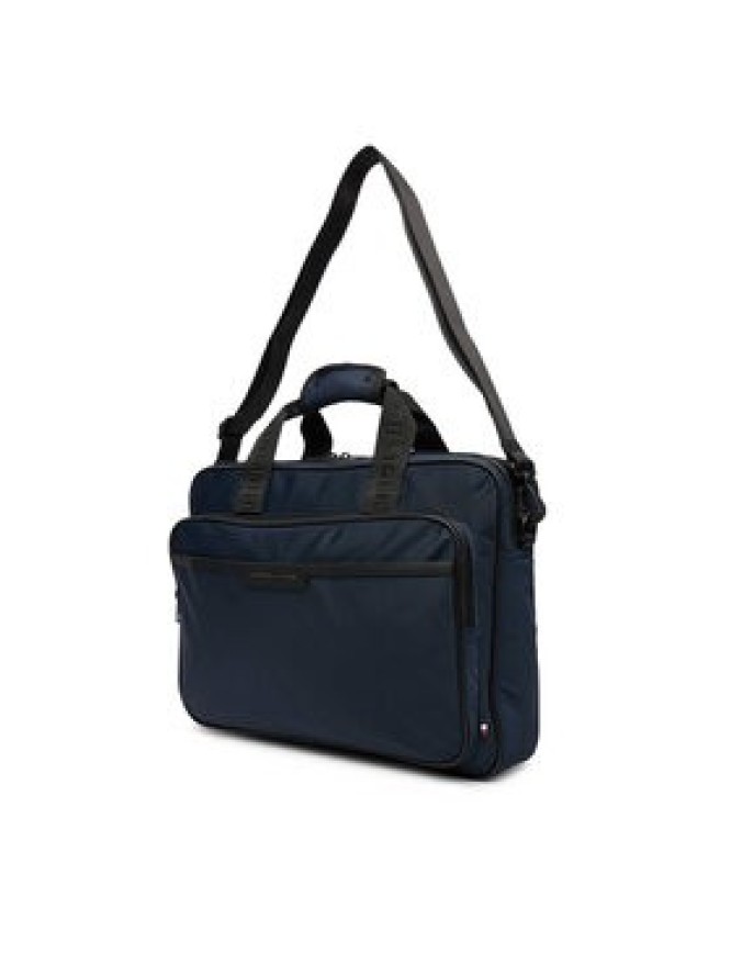 Tommy Hilfiger Torba na laptopa Th Repreve Computer Bag AM0AM13466 Granatowy
