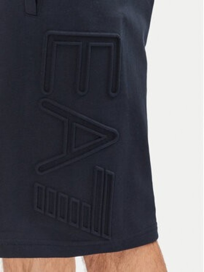 EA7 Emporio Armani Szorty sportowe 7M000153 AF10432 UB102 Granatowy Regular Fit