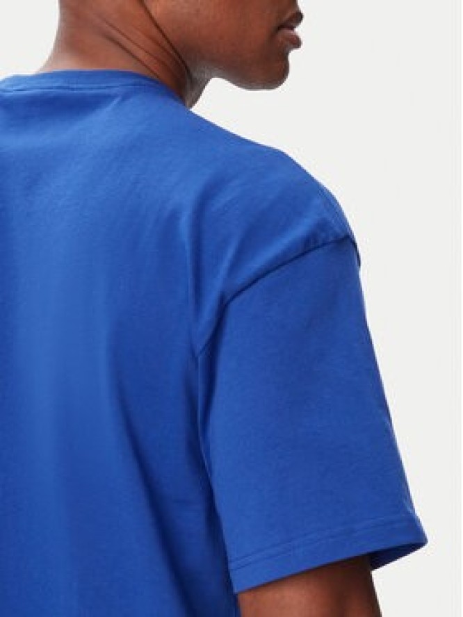 adidas T-Shirt Trefoil Essentials HZ1002 Niebieski Loose Fit