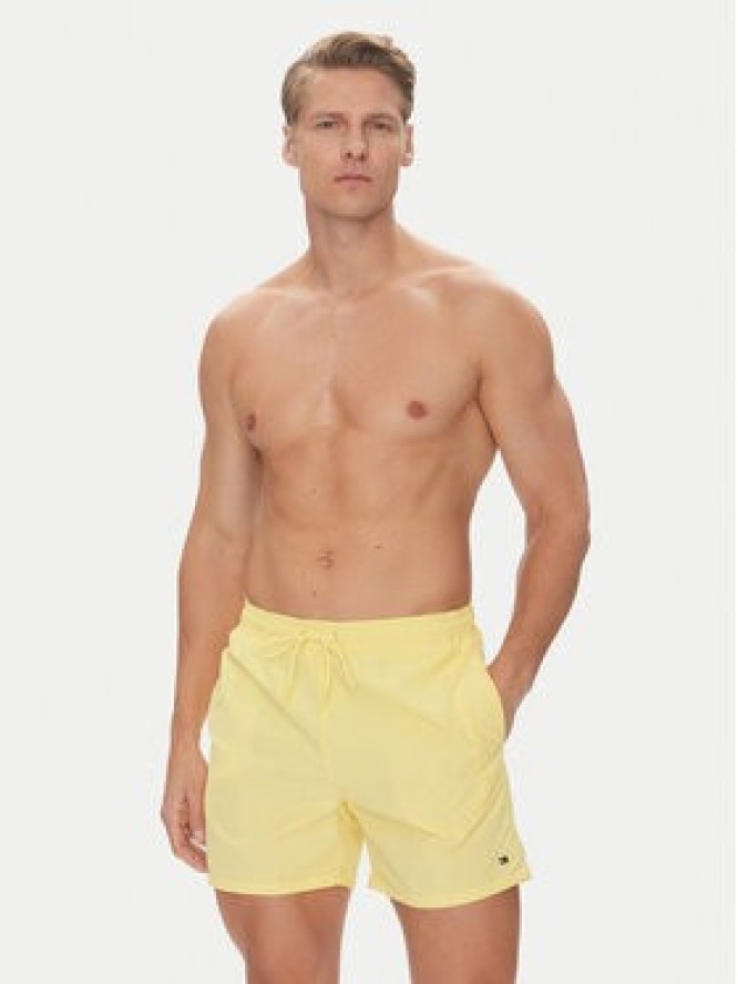 Tommy Hilfiger Szorty kąpielowe UM0UM03477 Żółty Regular Fit
