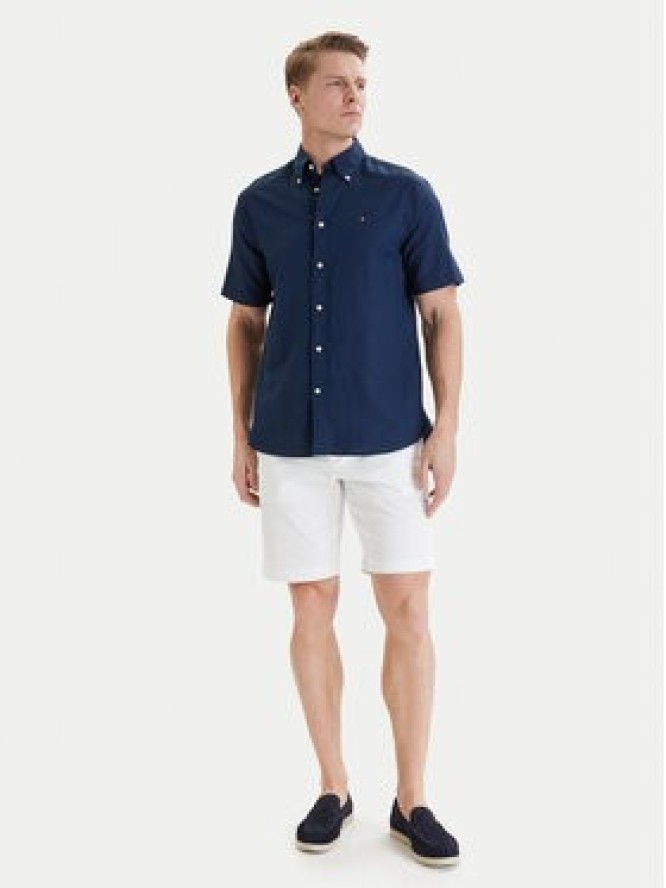 Tommy Hilfiger Koszula MW0MW42450 Granatowy Regular Fit