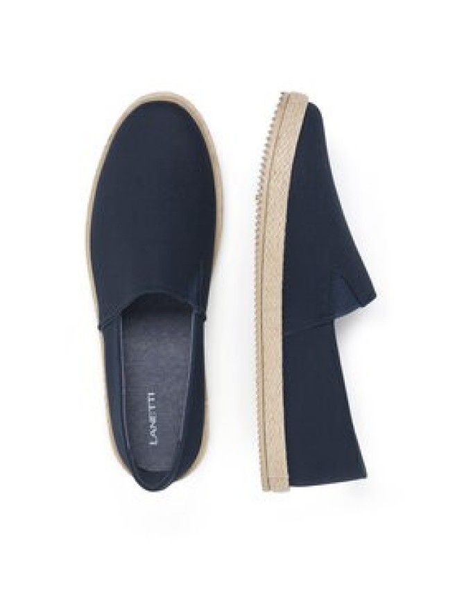 Lanetti Espadryle MF1594-1 Granatowy