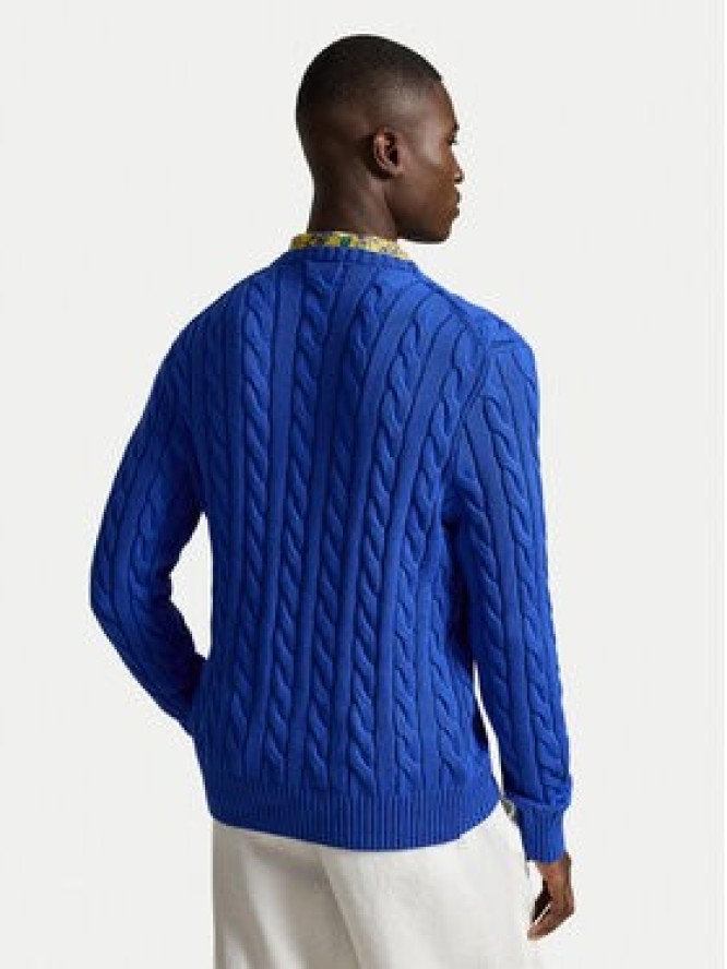 Polo Ralph Lauren Sweter 710775885546 Niebieski Regular Fit