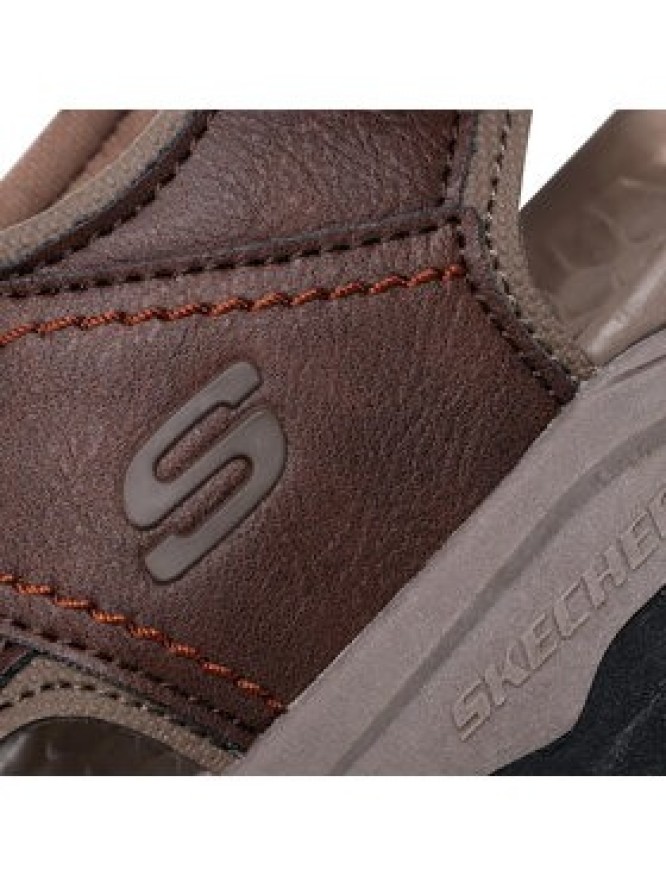 Skechers Sandały Hirano 204106/BRN Brązowy