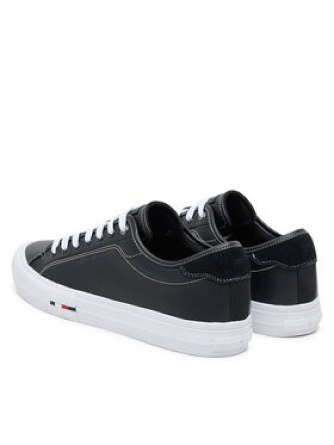 Tommy Hilfiger Tenisówki Th Hi Vulc Street Stitch FM0FM05645 Czarny