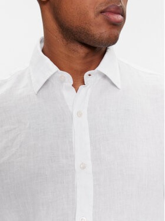 Paul&Shark Koszula 24413322 Biały Slim Fit