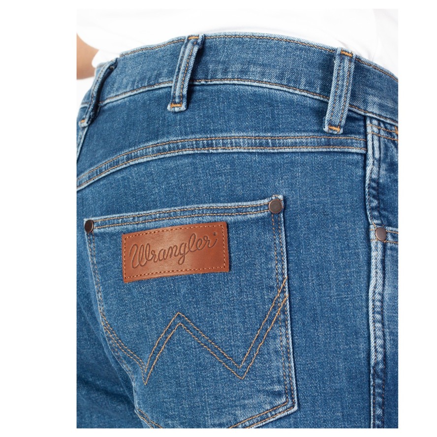WRANGLER GREENSBORO MĘSKIE SPODNIE JEANSOWE JEANSY DŻINSY ALIVE 112339308 W15Q007145