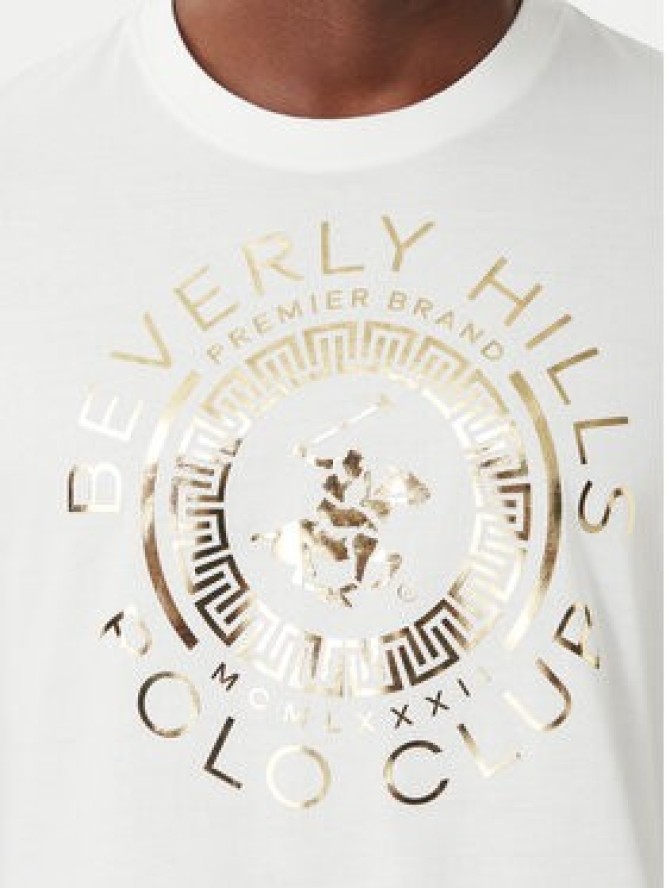 Beverly Hills Polo Club T-Shirt M1342 Biały Regular Fit