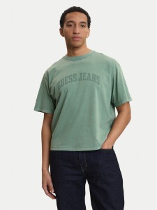 Guess T-Shirt M6GIB6 K8FQ4 Zielony Regular Fit
