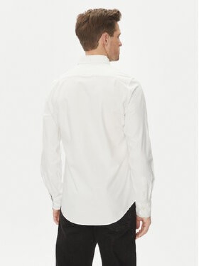 Gant Koszula Slim Oxford Stretch 3230115 Biały Slim Fit
