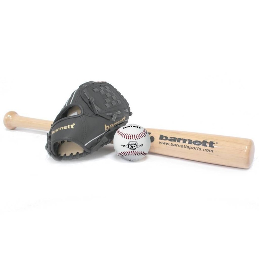 Drewniany zestaw inicjacyjny baseballowy BGBW-01 Senior (BB-W 32, JL-120, BS-1)