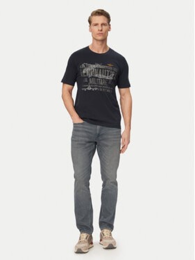 Aeronautica Militare T-Shirt 261TS2535UJ00641 Granatowy Regular Fit