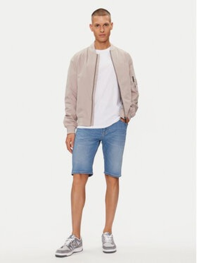 Lee Szorty jeansowe 5 Pocket 112349235 Niebieski Regular Fit