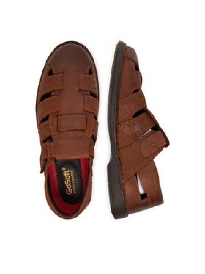 Go Soft Sandały HOLIDAY-02 MI18 Brązowy