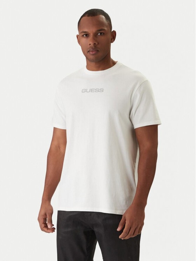 Guess T-Shirt M6RI02 KBZV1 Biały Regular Fit