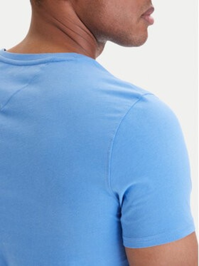 Tommy Jeans T-Shirt DM0DM04411 Niebieski Slim Fit