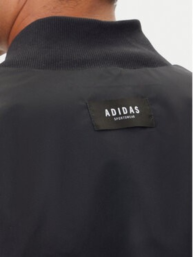 adidas Kurtka bomber Stadium JN1825 Czarny Loose Fit