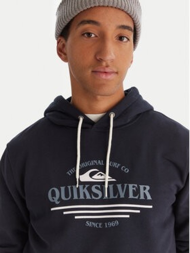 Quiksilver Bluza Screen Fleece Classic EQYFT05137 Granatowy Regular Fit