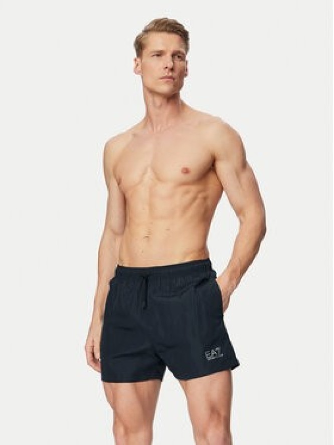 EA7 Emporio Armani Szorty kąpielowe 7M001677 AF13019 MC026 Czarny Regular Fit