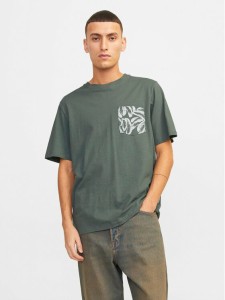 Jack & Jones T-Shirt Lafayette 12250435 Zielony Standard Fit