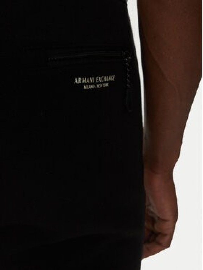 Armani Exchange Szorty sportowe 8NZS75 ZJKRZ 1200 Czarny Regular Fit