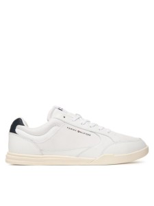 Tommy Hilfiger Sneakersy Lo Pro Cupsole Perf Leather FM0FM05944 Biały
