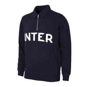 Kurtka piłkarska retro dla dorosłych FC Internazionale 1949