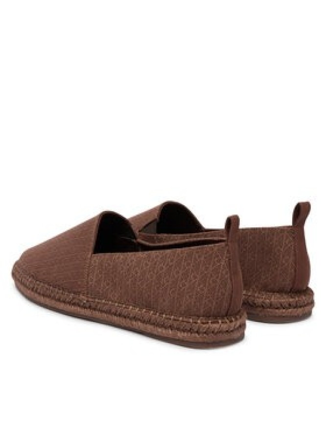 Calvin Klein Espadryle Espadrille Aop Cv HM0HM02231 Brązowy