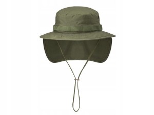 Kapelusz z odpinaną osłoną karku Olive Green
