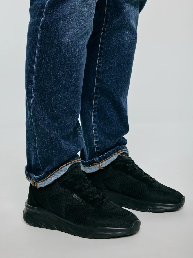 sneakersy męskie czarne tt174008 906