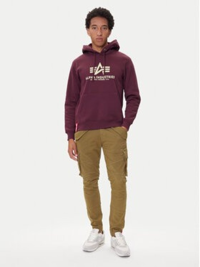 Alpha Industries Spodnie materiałowe Combat 126215 Zielony Slim Fit