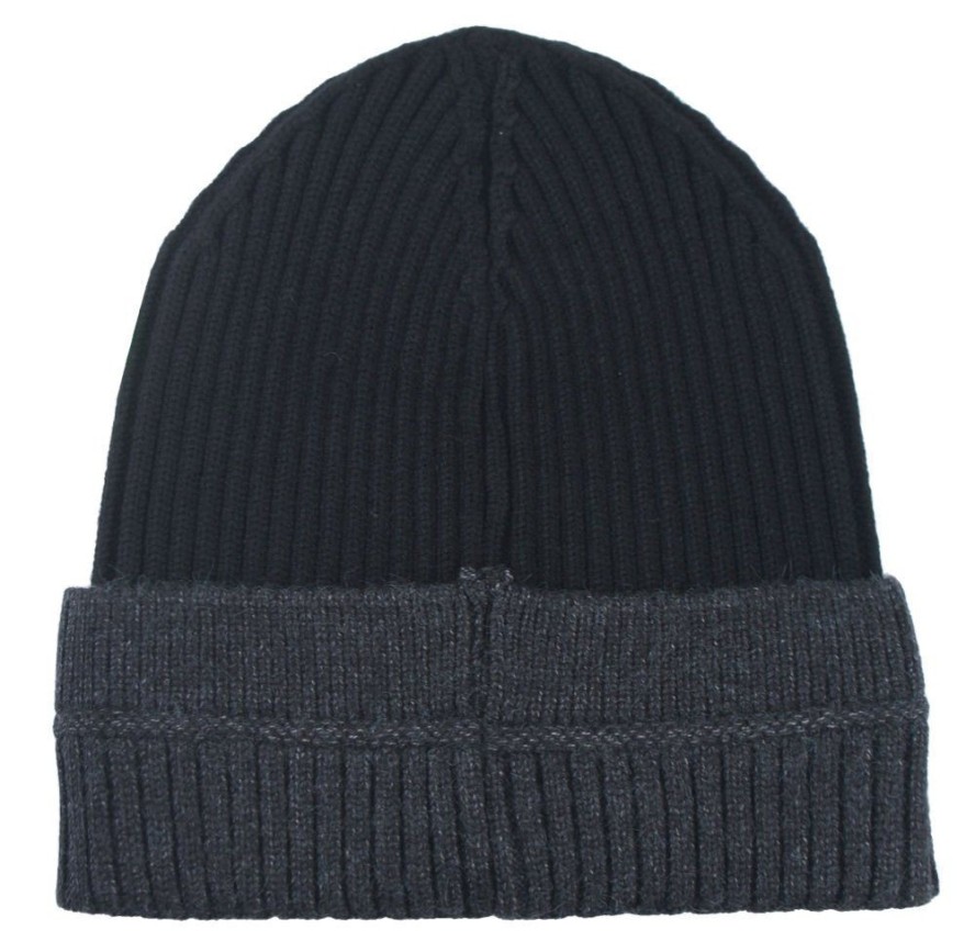 Jesienno-Zimowa Czapka (beanie) – Alties - Czarna z Grafitem