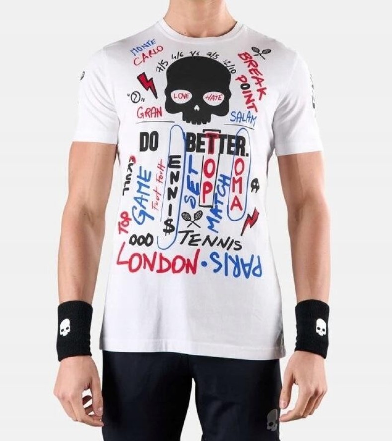 Koszulka tenisowa męska Hydrogen Graffiti Tee