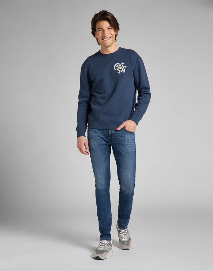 LEE LUKE MĘSKIE SPODNIE JEANSOWE JEANSY TRASHED CODY L719NLUD 112140741