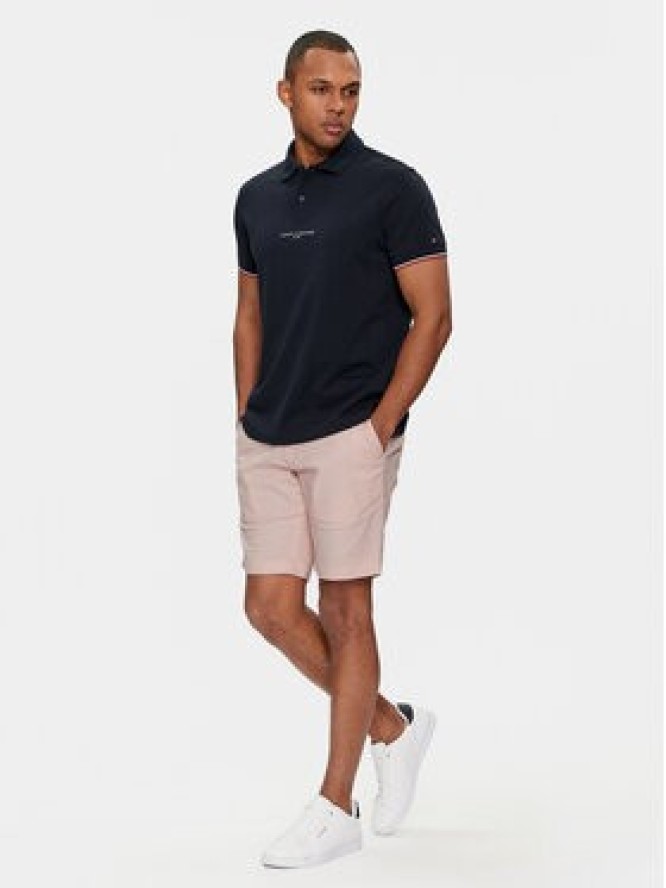 Tommy Hilfiger Szorty materiałowe Brooklyn MW0MW23563 Różowy Regular Fit