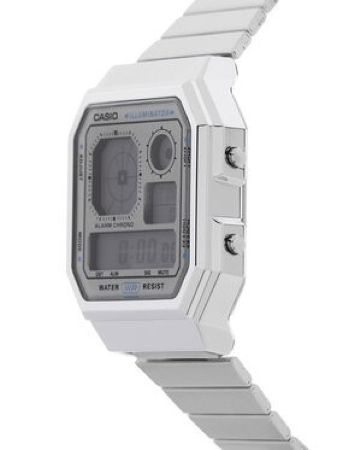 Casio Zegarek A130WE-7AEF Srebrny