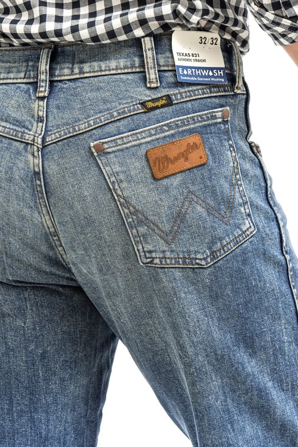 WRANGLER TEXAS MĘSKIE SPODNIE JEANSOWE AUTH INDIG W1215915Q 112324513