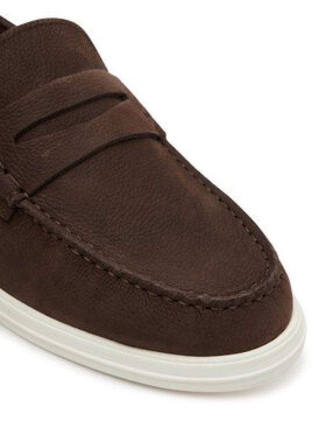 Tommy Hilfiger Mokasyny Nubuck P Loafer FM0FM05350 Brązowy