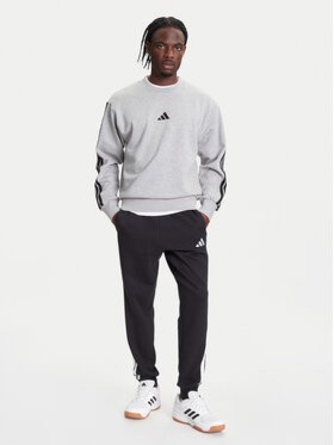 adidas Bluza Essentials 3-Stripes JE6308 Szary Regular Fit
