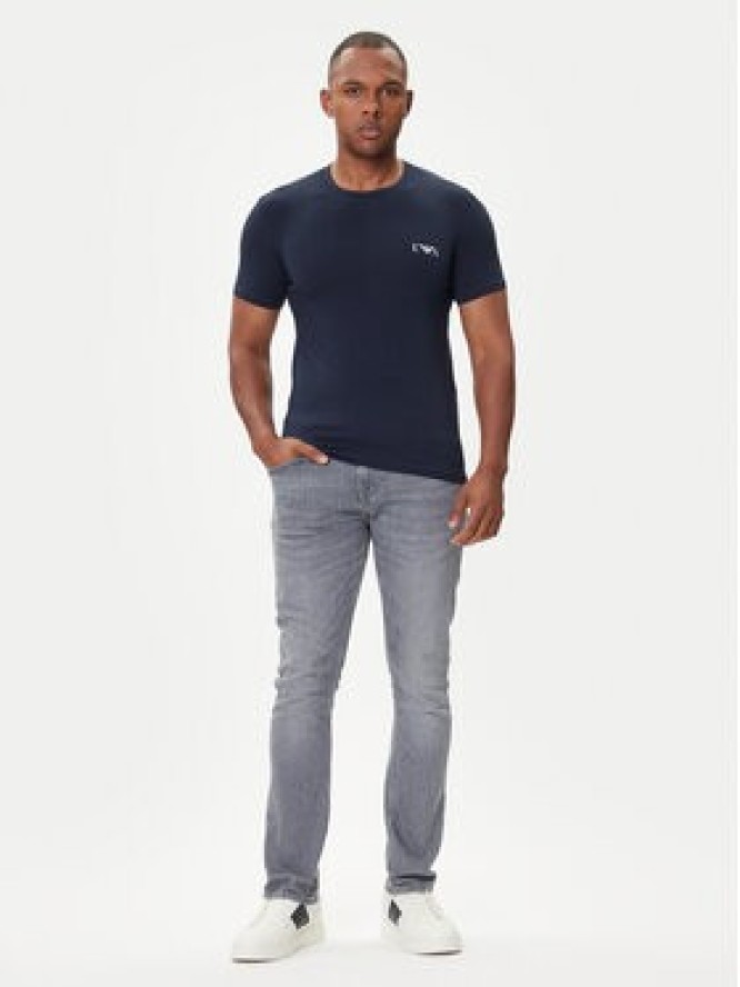Emporio Armani Underwear Komplet t-shirtów EM001849 AF14131 MB143 Granatowy Fitted Fit