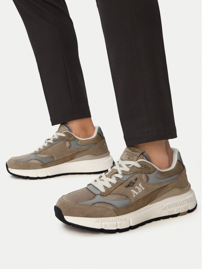 Aeronautica Militare Sneakersy 261SC0318UCT04248 Beżowy