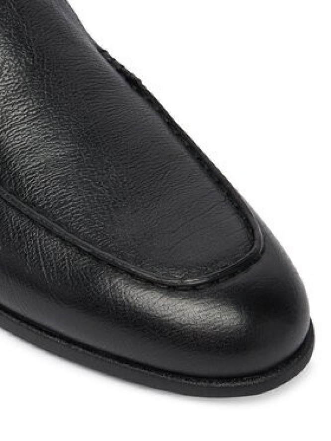 Calvin Klein Lordsy Low Prof Loafer Txt Lth HM0HM02175 Czarny