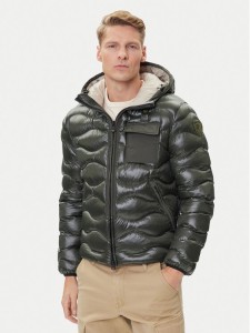 Blauer Kurtka przejściowa 25WBLUC02080 Zielony Regular Fit