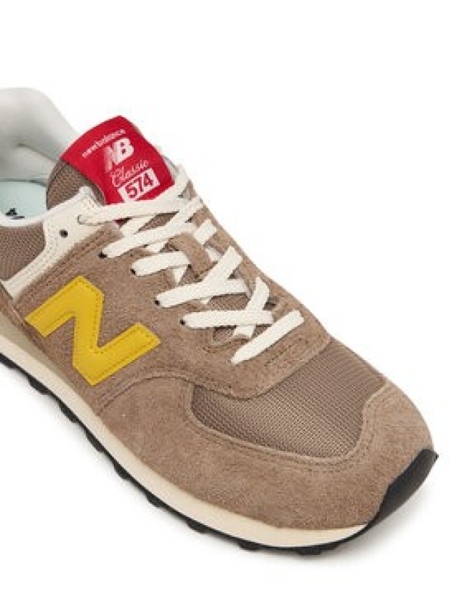 New Balance Sneakersy U574BYW Brązowy