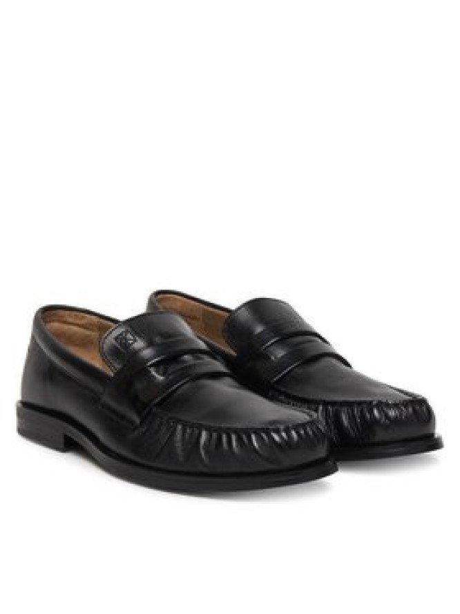Calvin Klein Lordsy Ess Rubber Loafer Wr Pol Lth HM0HM02171 Czarny