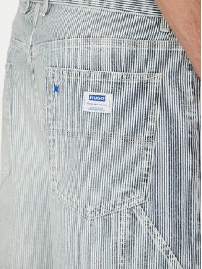 HUGO Szorty jeansowe 50534609 Błękitny Regular Fit