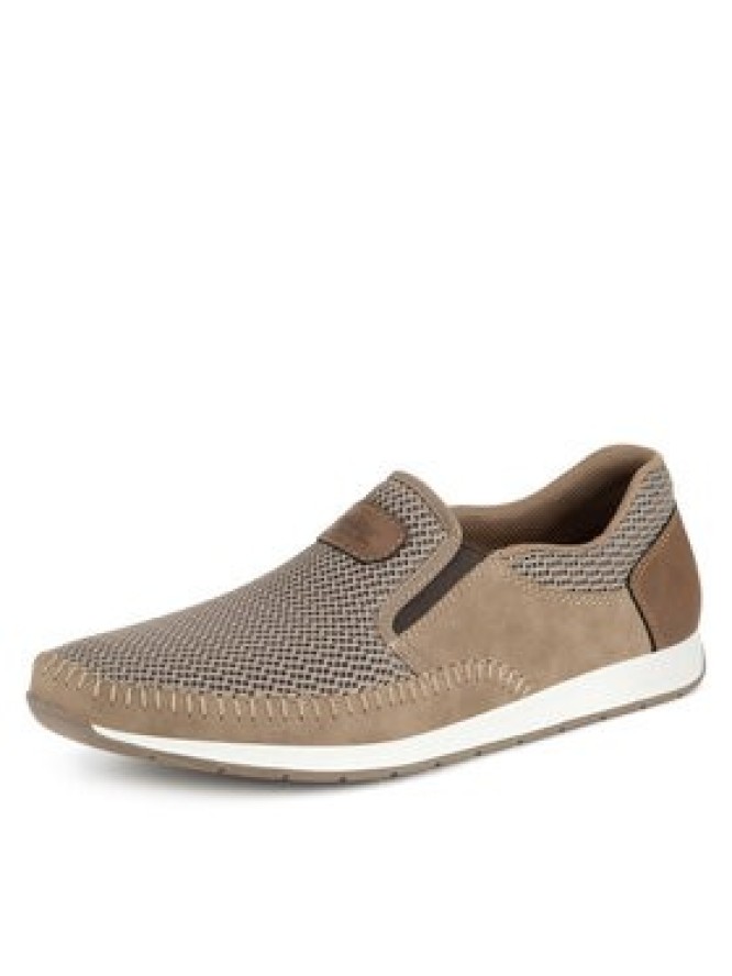 Rieker Półbuty 11954-64 Beżowy