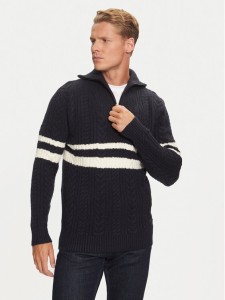 Guess Sweter M4BR12 Z3HA2 Granatowy Regular Fit