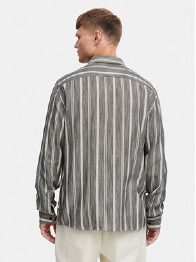 Solid Koszula 21108155 Niebieski Regular Fit