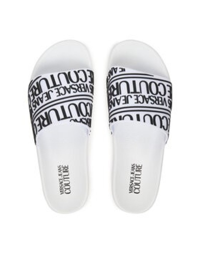 Versace Jeans Couture Klapki 80YA3SQ1 Biały
